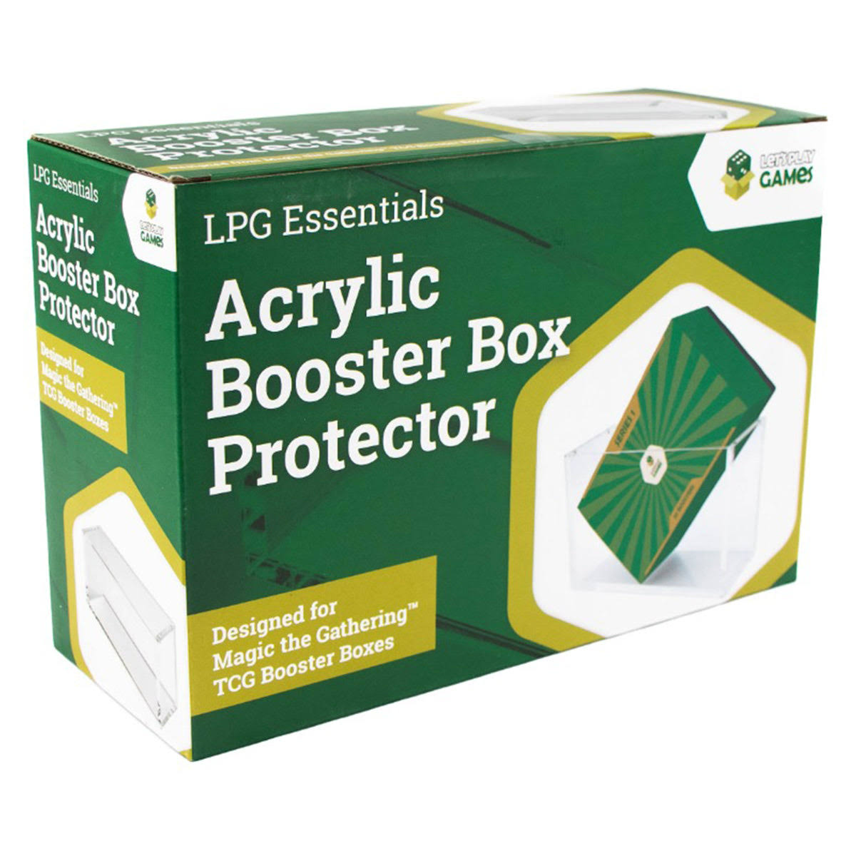 LPG Acrylic Booster Box Protector - MTG Draft Booster Box Size | Ozzie Collectables