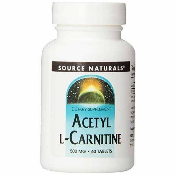 Source Naturals Acetyl L Carnitine Dietary Supplement - 500mg, 30ct