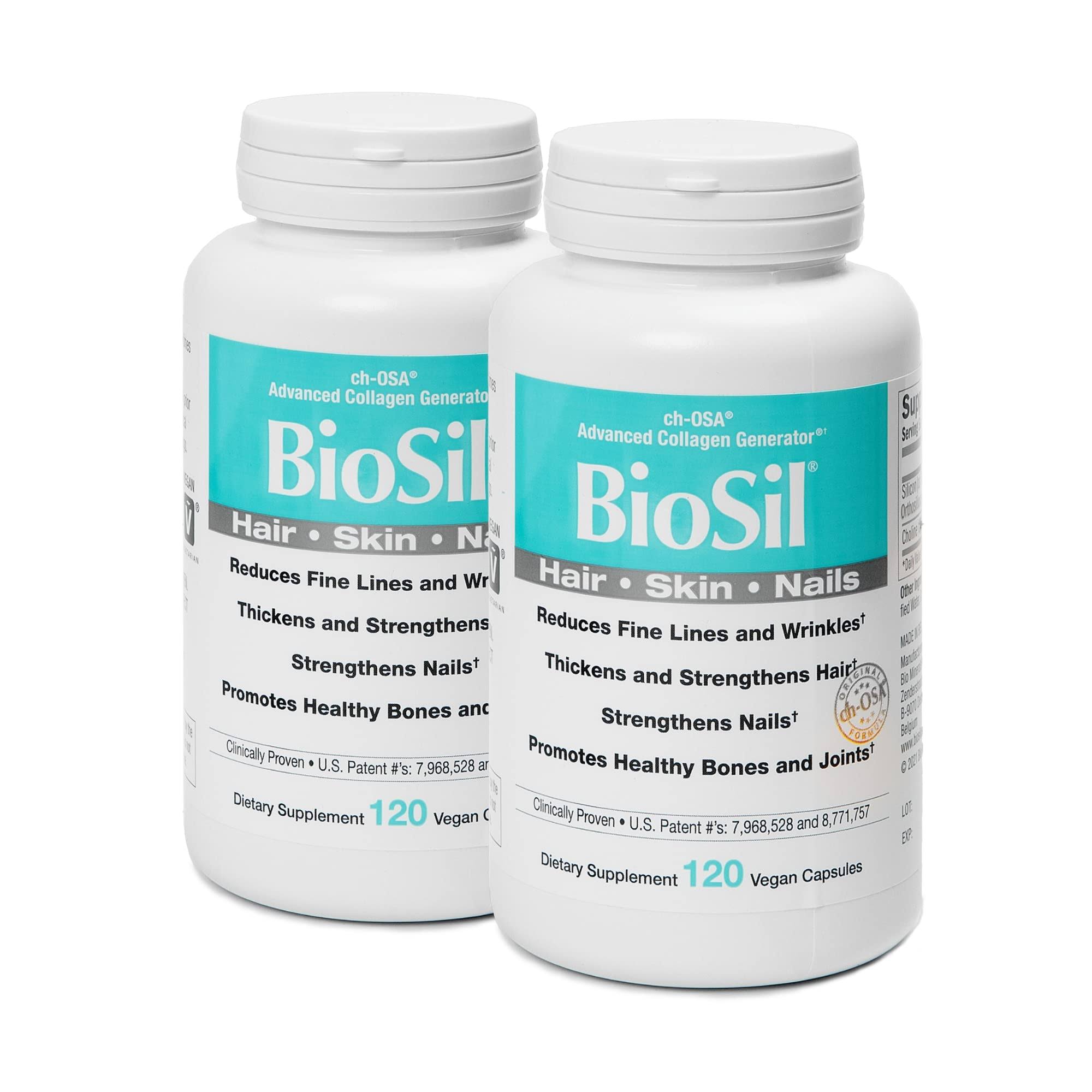 BioSil Hair, Skin & Nails Supplement - 120 Capsules