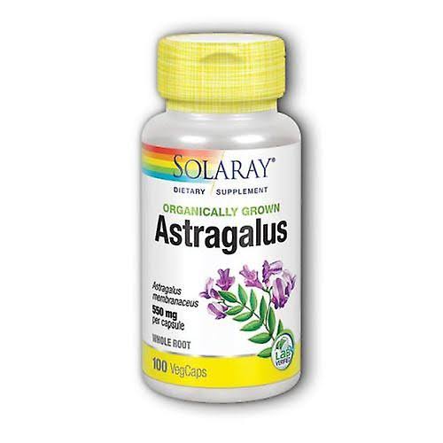 Solaray, Organically Grown Astragalus, 550 mg, 100 VegCaps