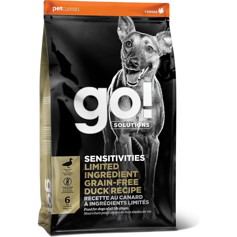 Go! Sensitivities Limited Ingredient Grain Free Duck Recipe Dry Dog Food, 12-lb