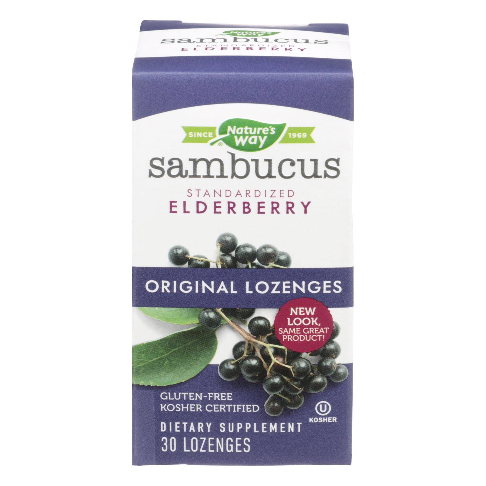 Nature's Way Original Sambucus Elderberry Lozenges