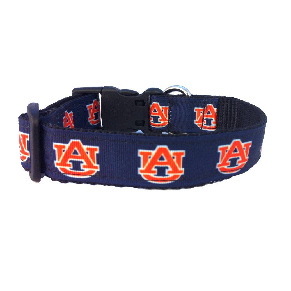 NCAA Auburn Tigers Dog Collar (Team Color, Small)