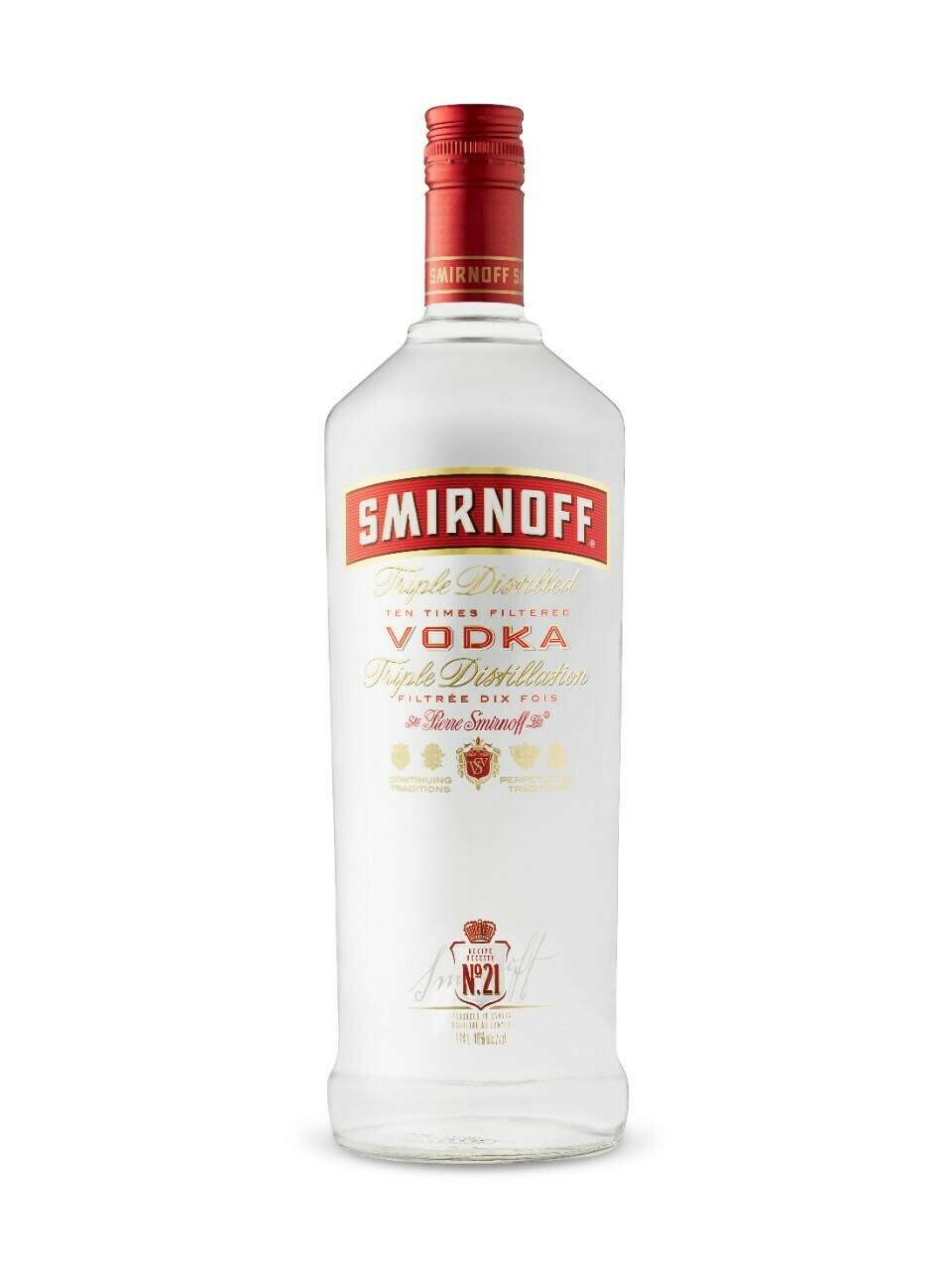 Smirnoff No 21 Triple Distilled Vodka - England