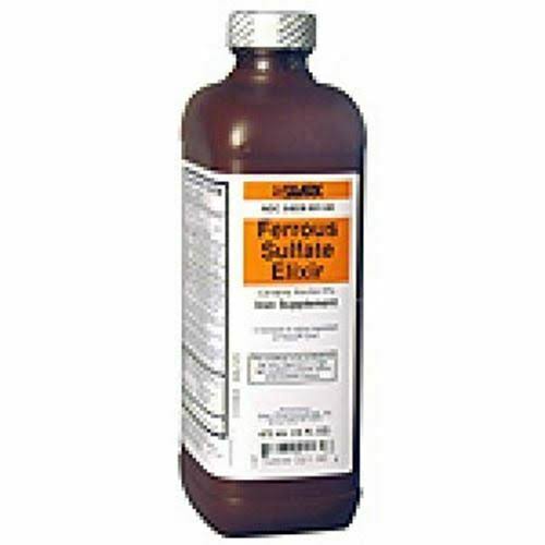Ferrous Sulfate Elix 5 ml 220 MG by Lannett