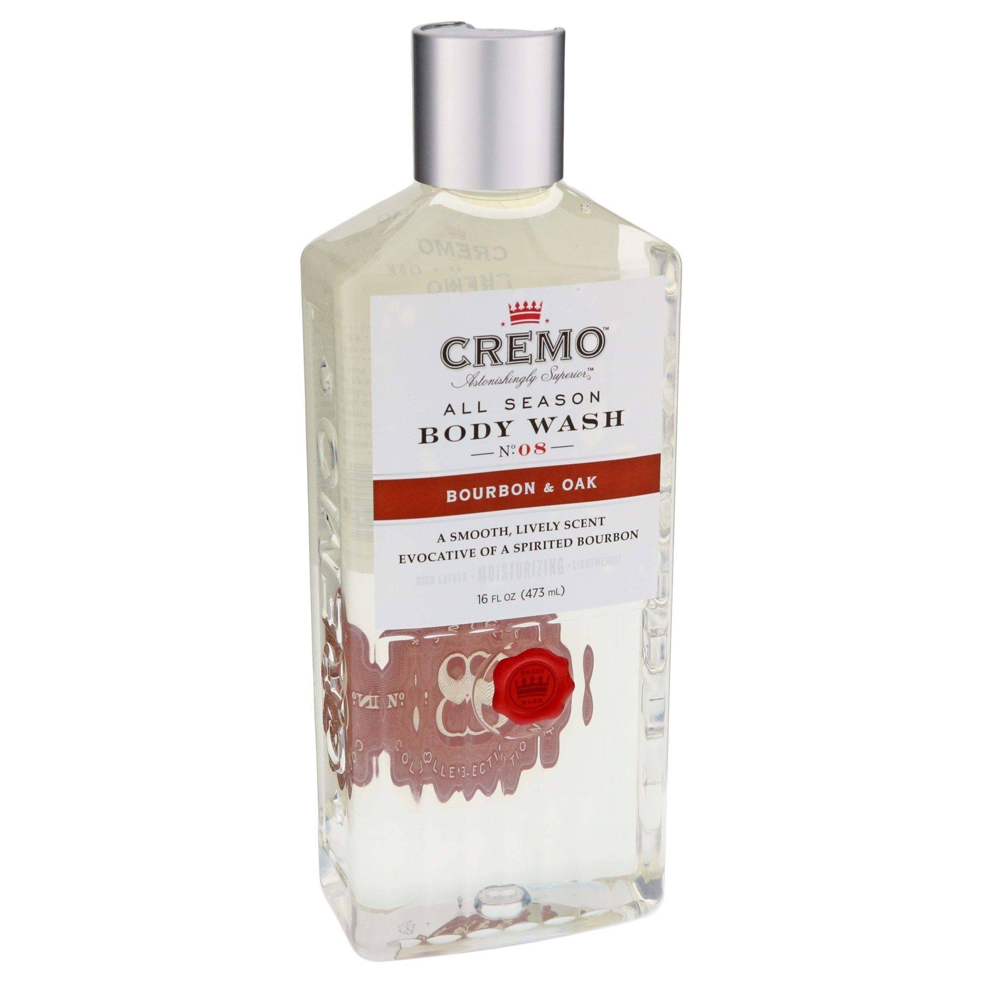 Cremo All Season Body Wash No. 8 Bourbon & Oak 16 FL oz (473 ml)