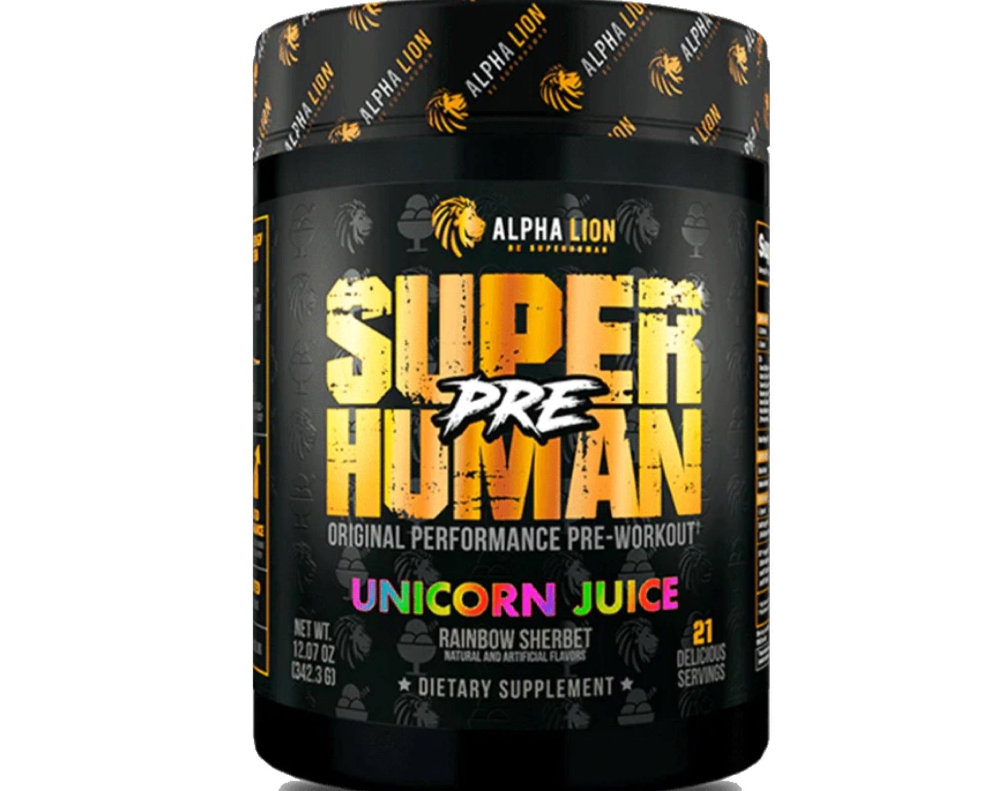 Alpha Lion Superhuman Pre Workout, Increases Strength & Endurance, Powerful, Clean Energy Without Crash
