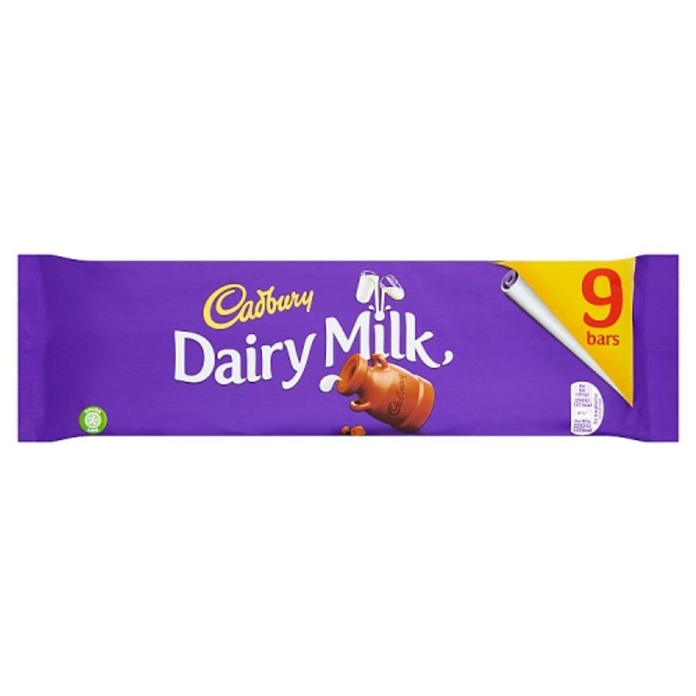 Cadbury Dairy Milk Chocolate Bars - 263.7g
