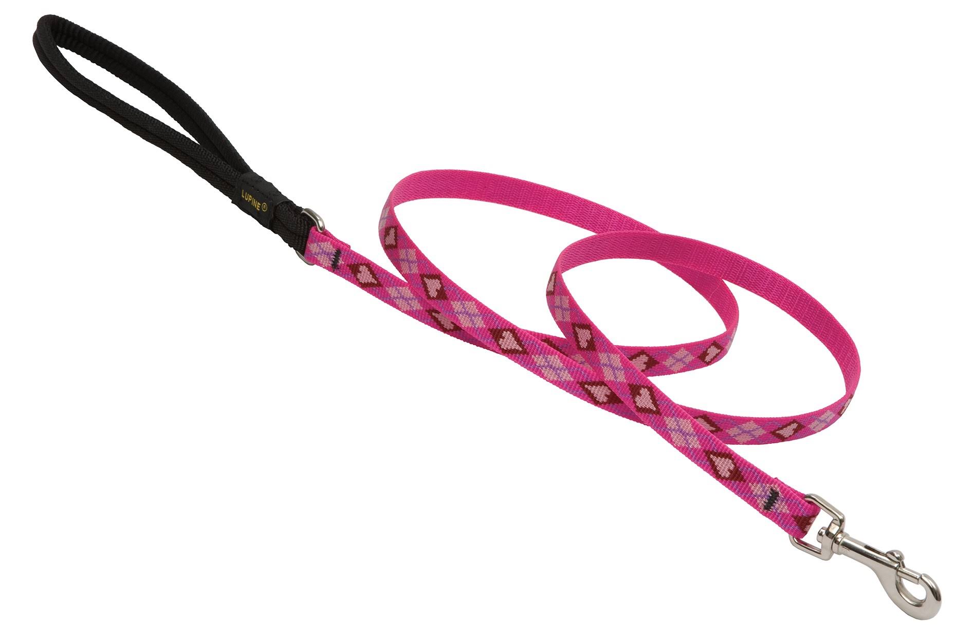 Lupine Puppy Love Dog Leash - 1/2in x 6ft