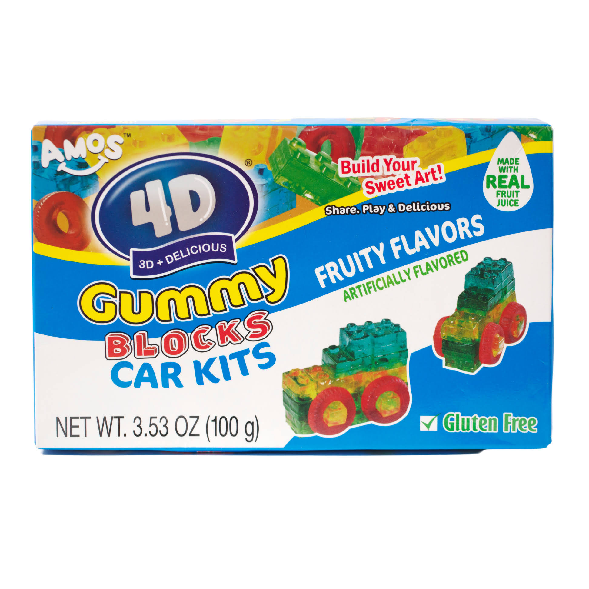 4D Gummy Blocks Car Kit