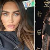 Lauren Goodger in hiding with 'fractured eye socket' after 'boyfriend attacked her' following baby's funeral