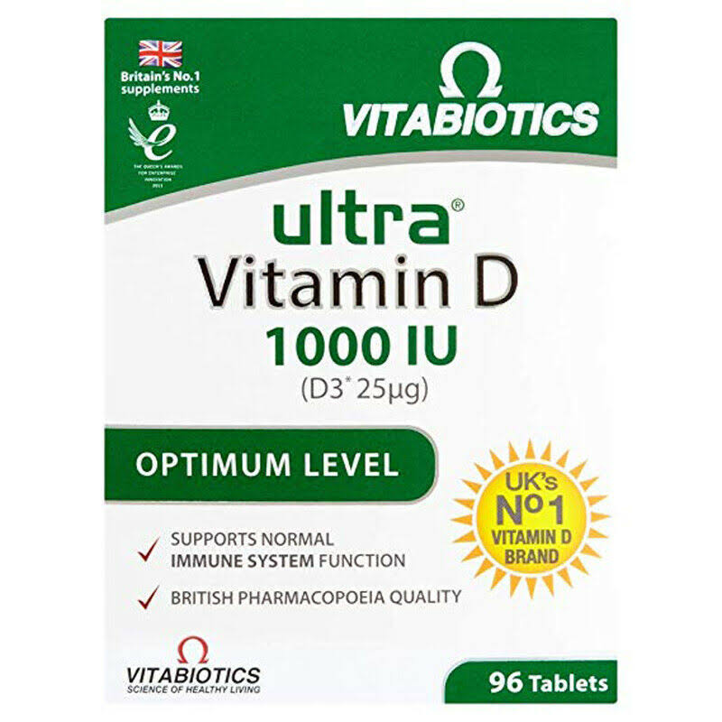 Ultra Vitamin D3 1000IU Tablets x 96