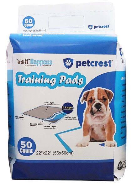 Petcrest Potty Training Pads, 50-Count
