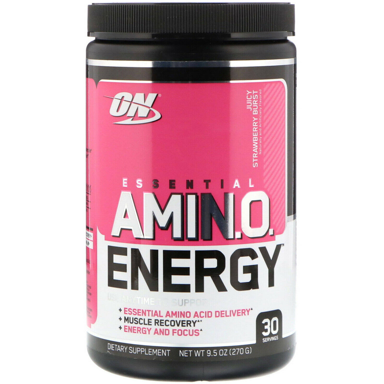 Optimum Nutrition Essential AMIN.O. Energy | 30 Servings - Juicy Strawberry Burst