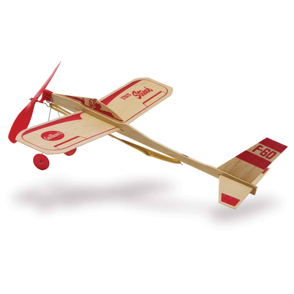 Strato Streak Rubber Band Powered Glider Guillows