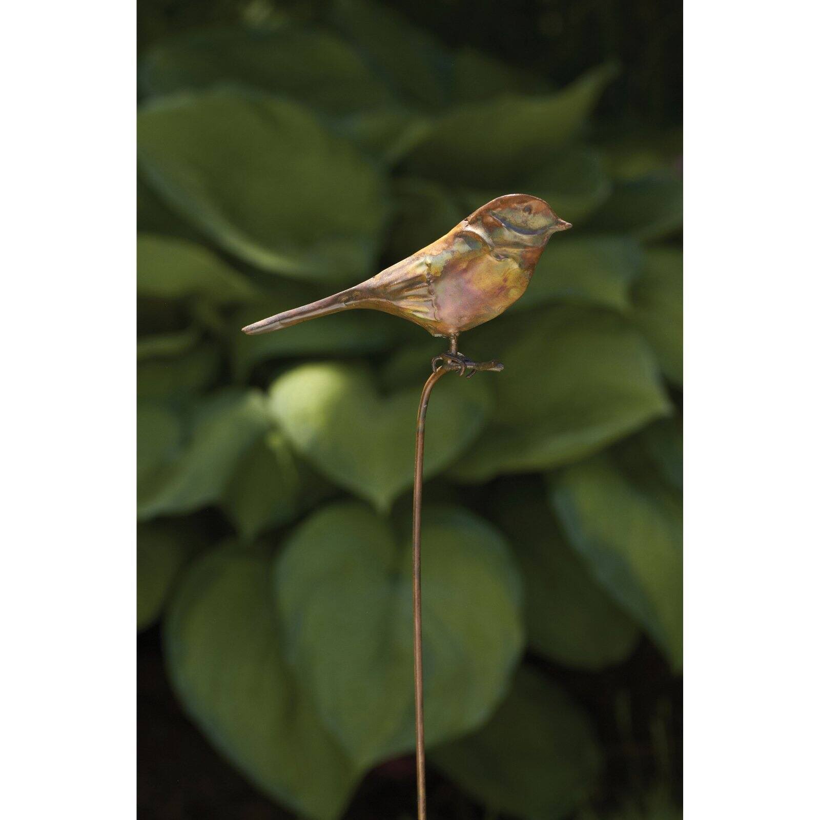 Ancient Graffiti Flamed Bird Garden Stake, 6.5 by 2.5cm by 70cm