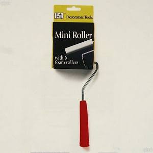 151 Mini Roller with Foam Rollers - 6ct