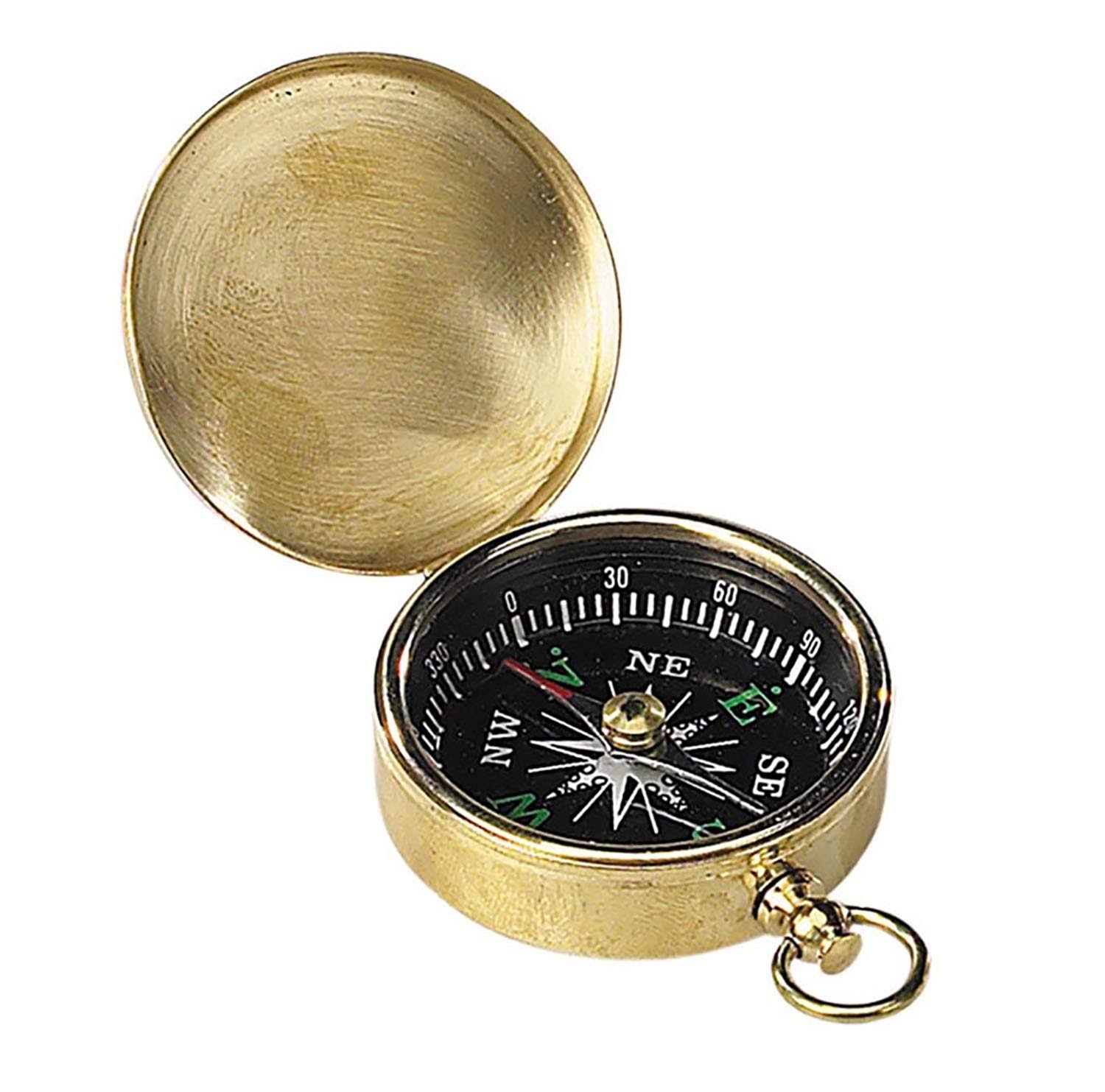 Authentic Models, Small Compass - Highly Polished Gold