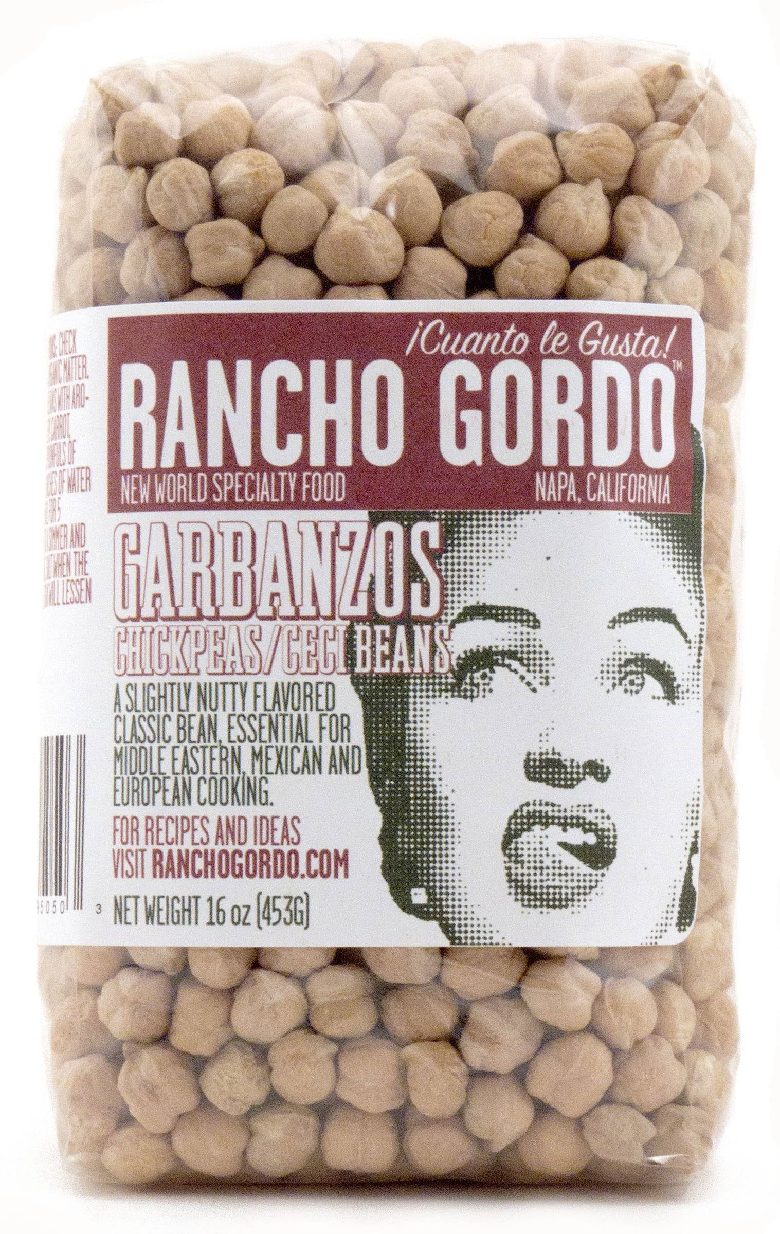 Rancho Gordo Chickpeas, Garbanzos - 16 oz