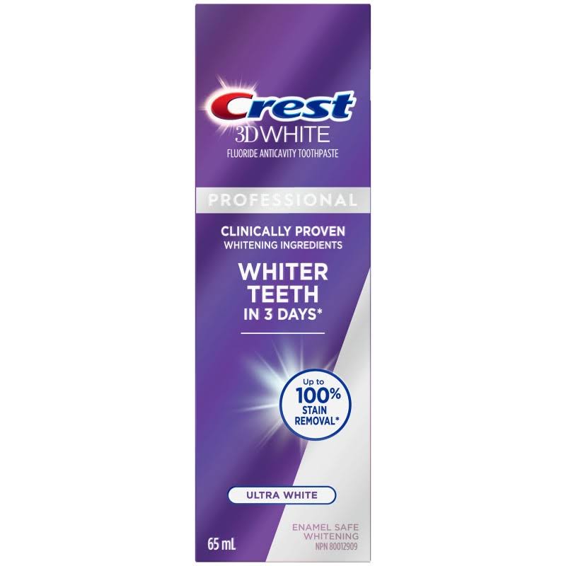Crest 3D White Professional Ultra White Toothpaste