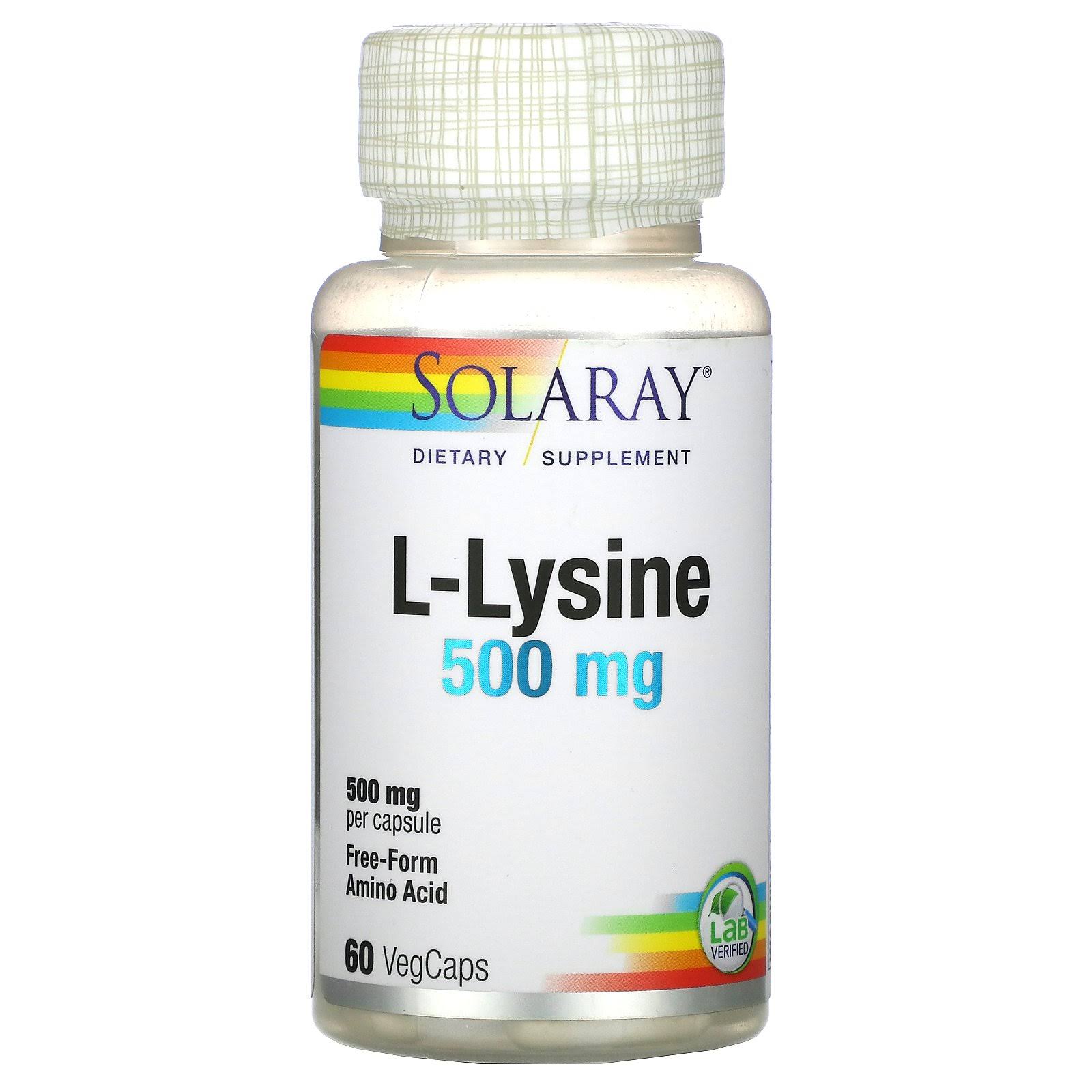 Solaray L-Lysine Supplement - 60 Count