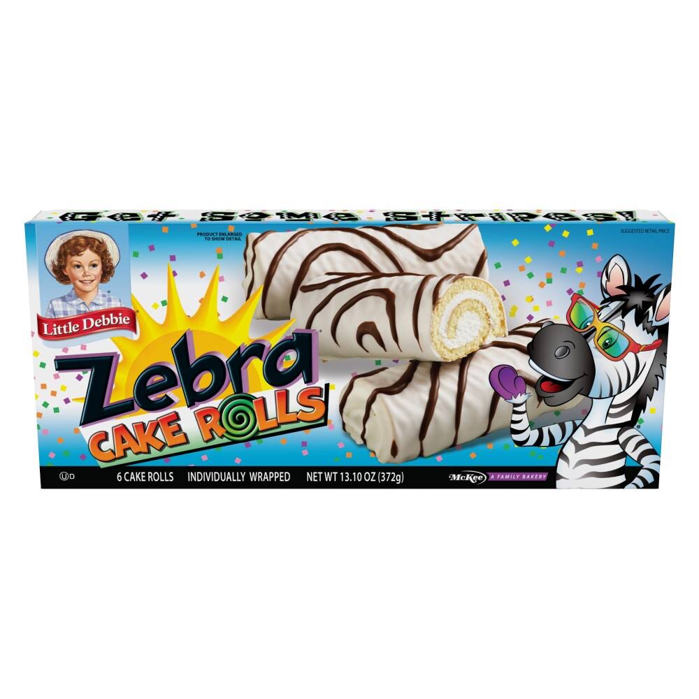 Mckee Little Debbie Zebra Cake Rolls - 13.1oz