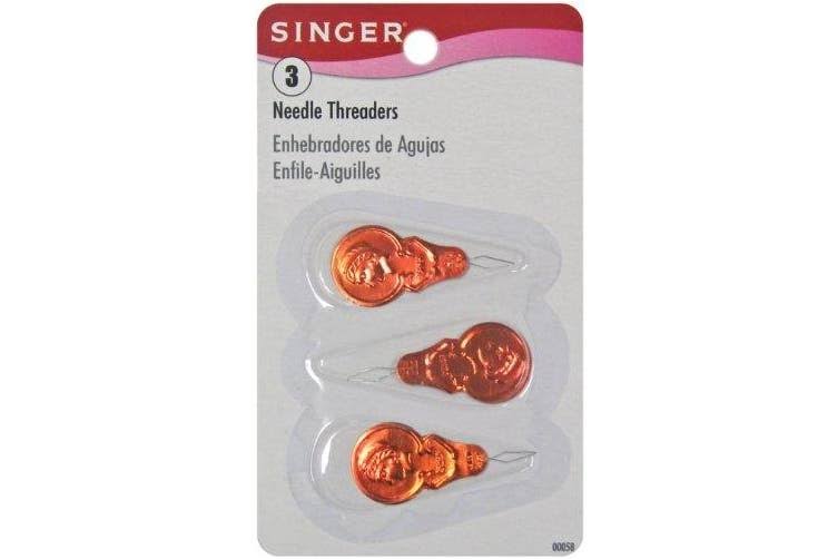 Singer Notions Metal Needle Threaders - 3pk
