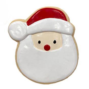 foufouBRANDS fouFIT Holiday Sugar Cookie Chew Dog Toy - Santa