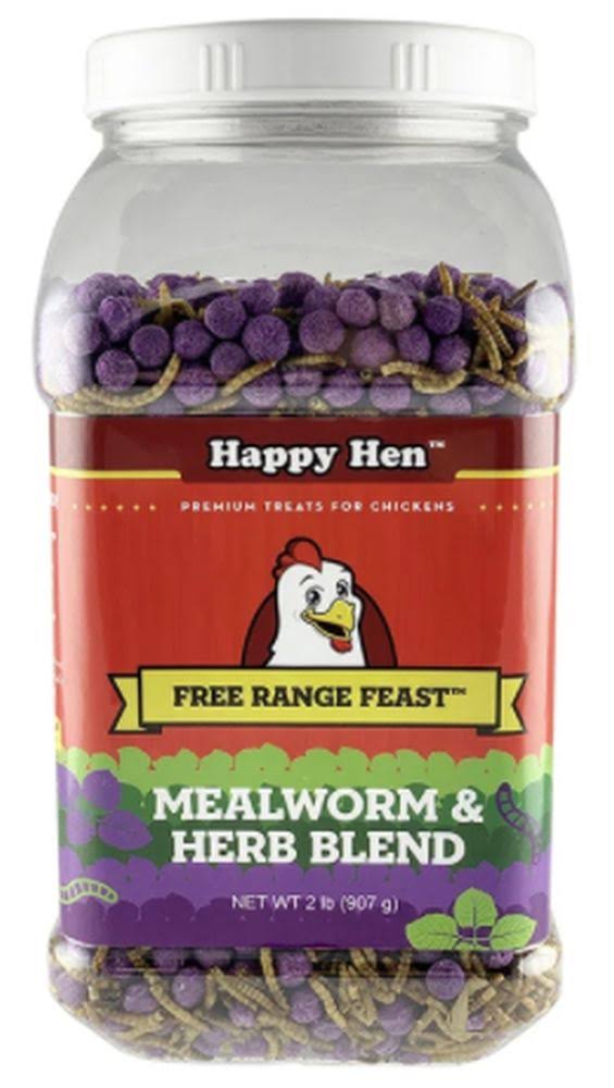 Happy Hen Free Range Feast - Mealworm & Herb