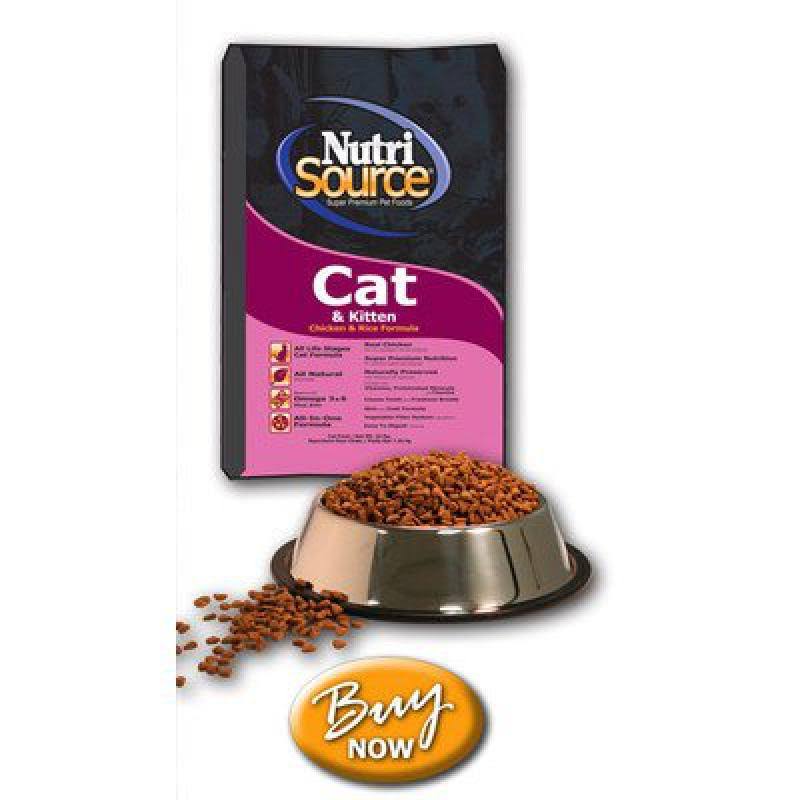Nutri Source Natural Premium Cat & Kitten Food - Chicken & Rice Formula, 1.5lb