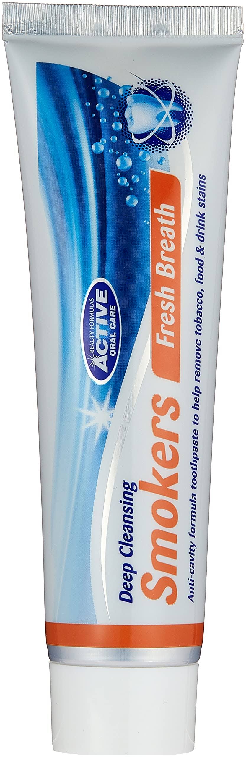 Beauty Formulas Smokers Fresh Breath Whitening Toothpaste