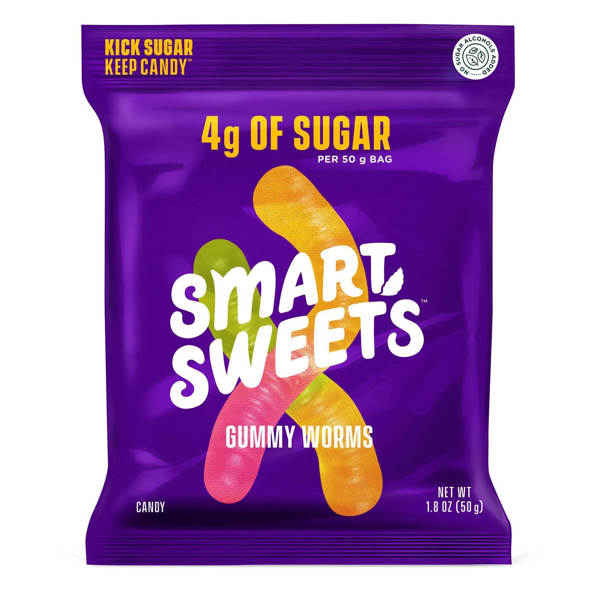 Smart Sweets Candy - 12 Bags Gummy Worms