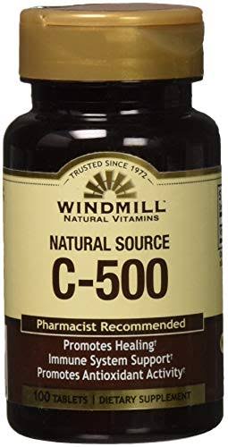 Windmill Natural Source Vitamin C-500 Tablets - 100 ct
