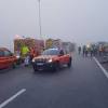 Loire: un accident implique 23 véhicules sur l'A72, au moins un mort