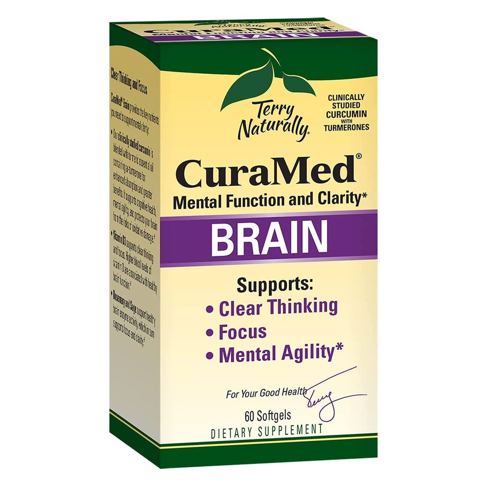 Terry Naturally Curamed Brain Supplement - 60 Softgel