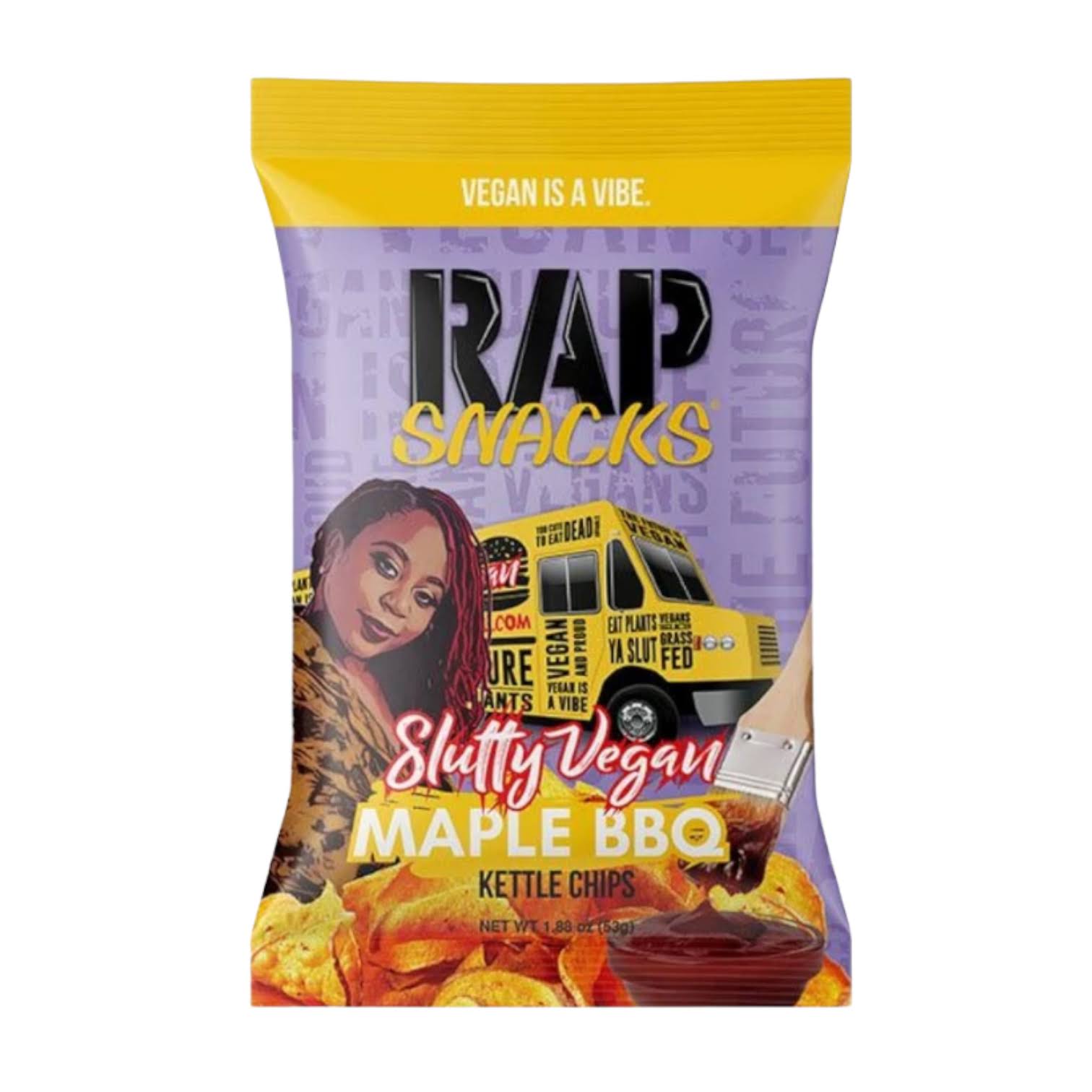Rap Snacks Slutty Vegan Maple BBQ - 54g