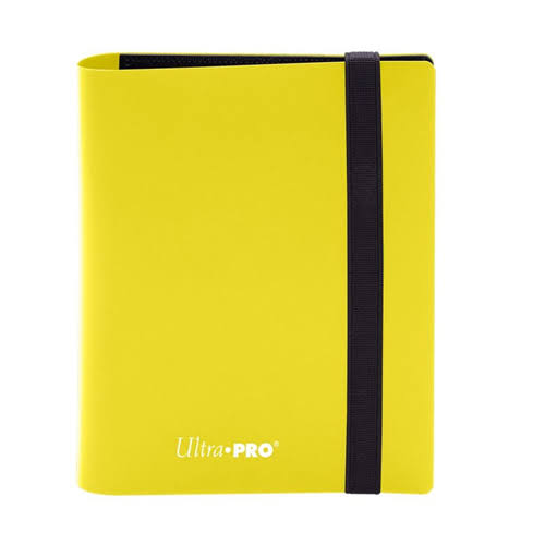 Ultra Pro Eclipse 2-Pocket PRO-Binder - Lemon Yellow