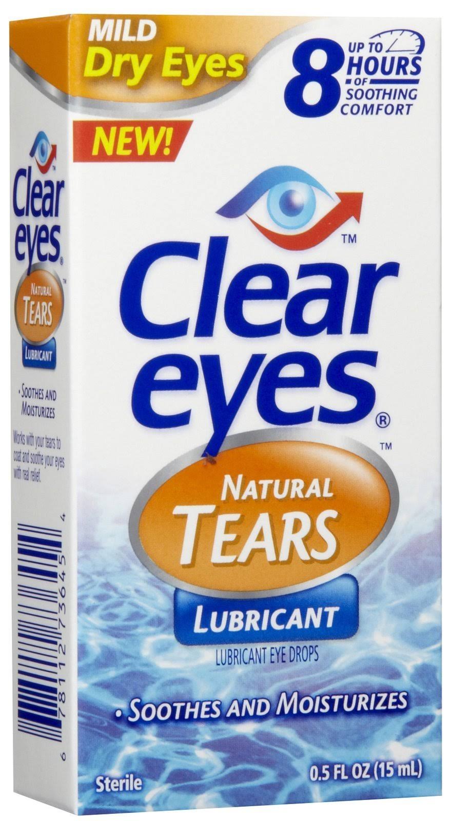 Clear Eyes Natural Tears Lubricant - .5oz