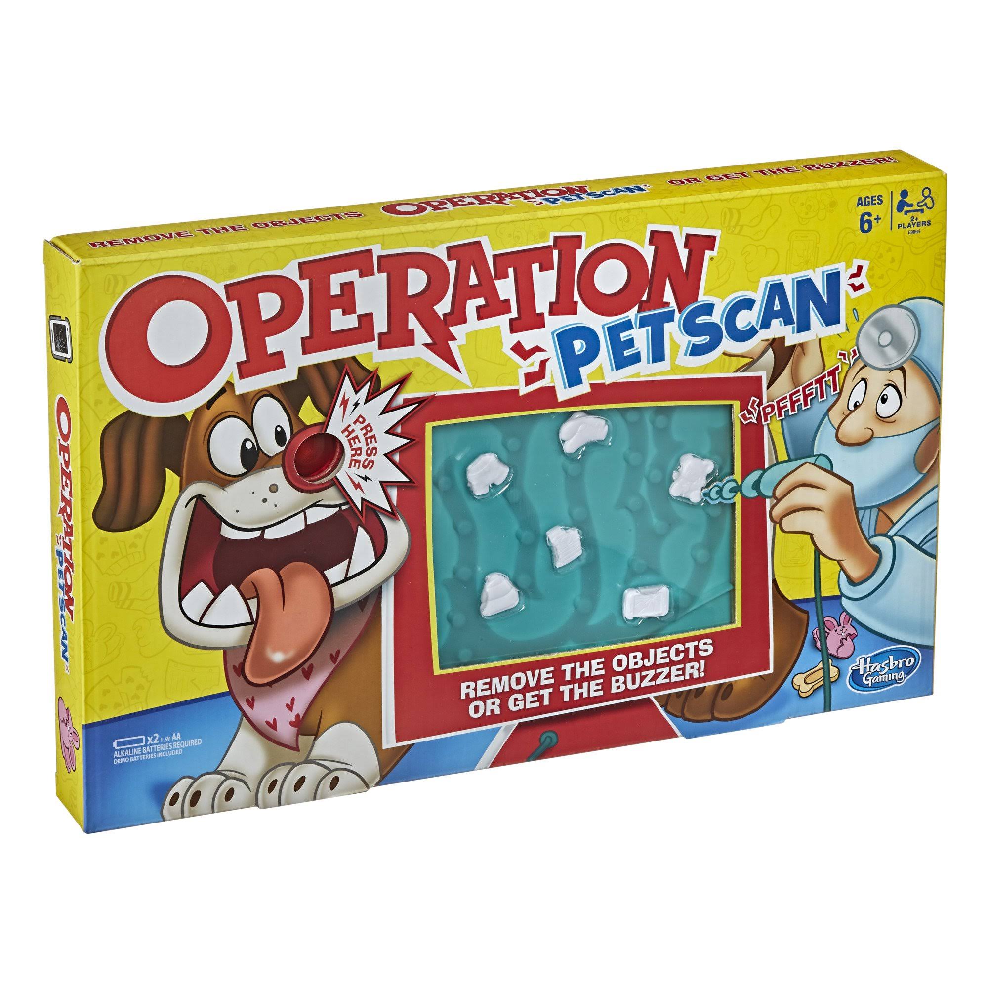 Hasbro Gaming Game, Operation Pet Scan, Ages 6+