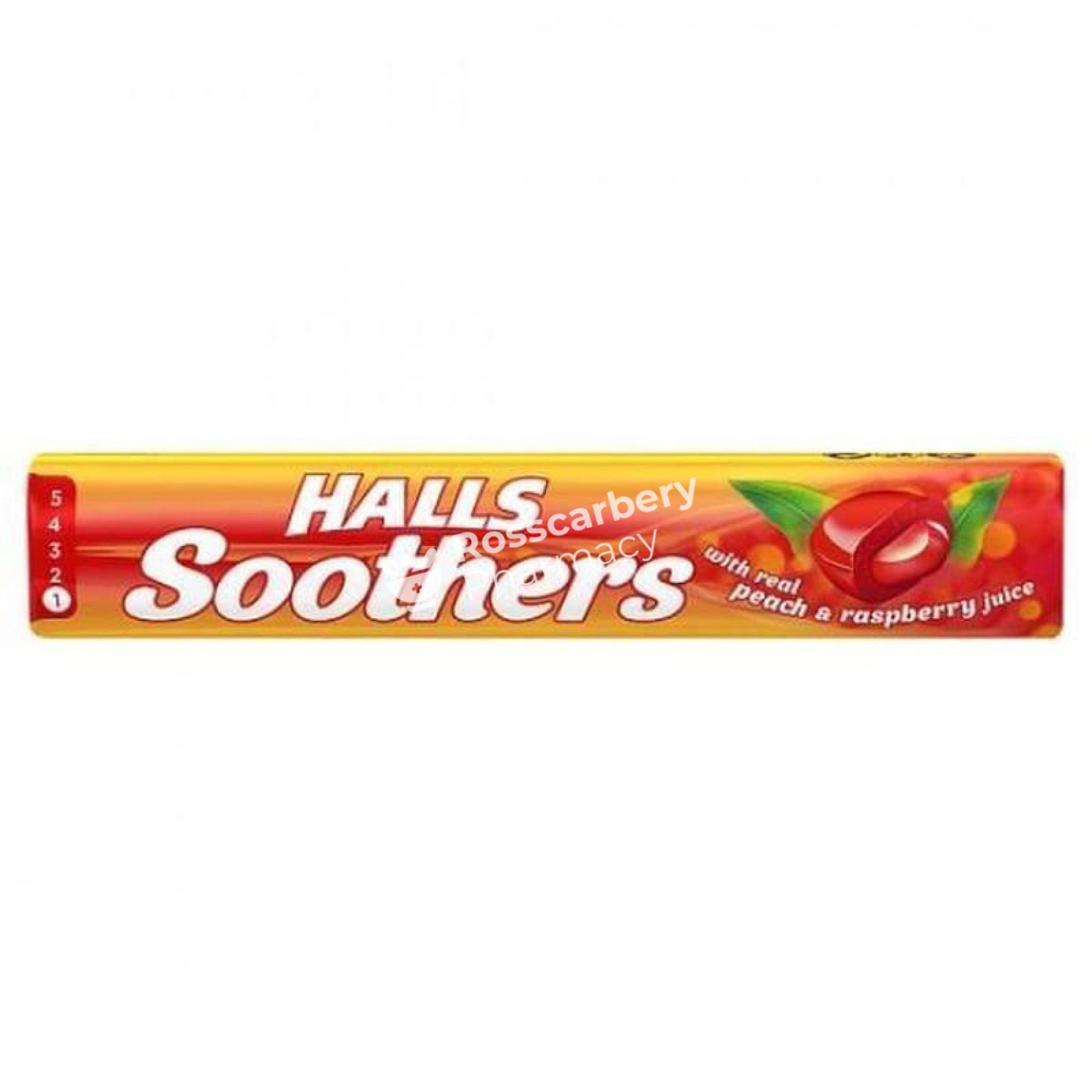 Halls Soothers Throat Sweets - Peach & Raspberry