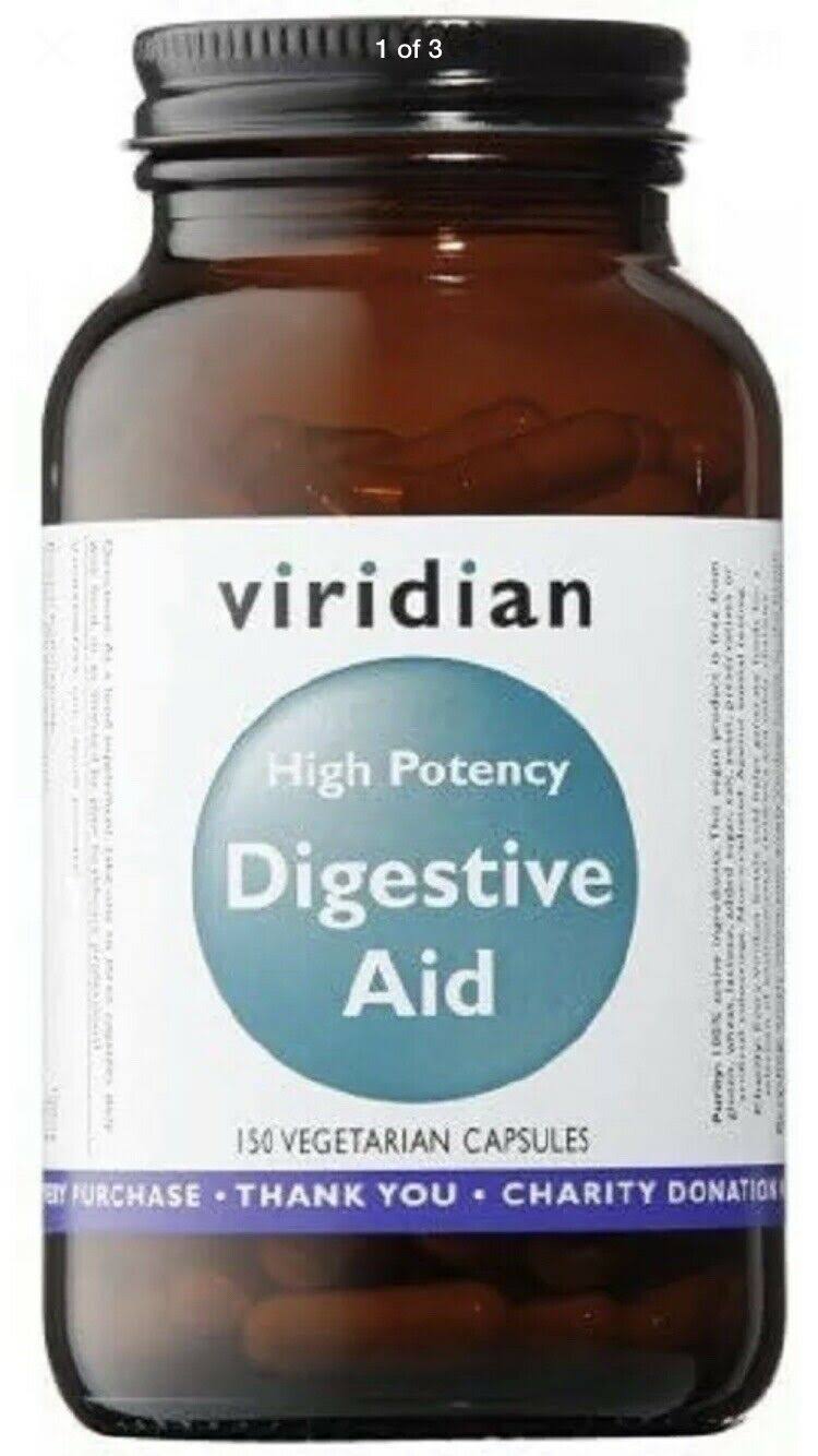 Viridian High Potency Digestive Aid, 150 Veg Caps