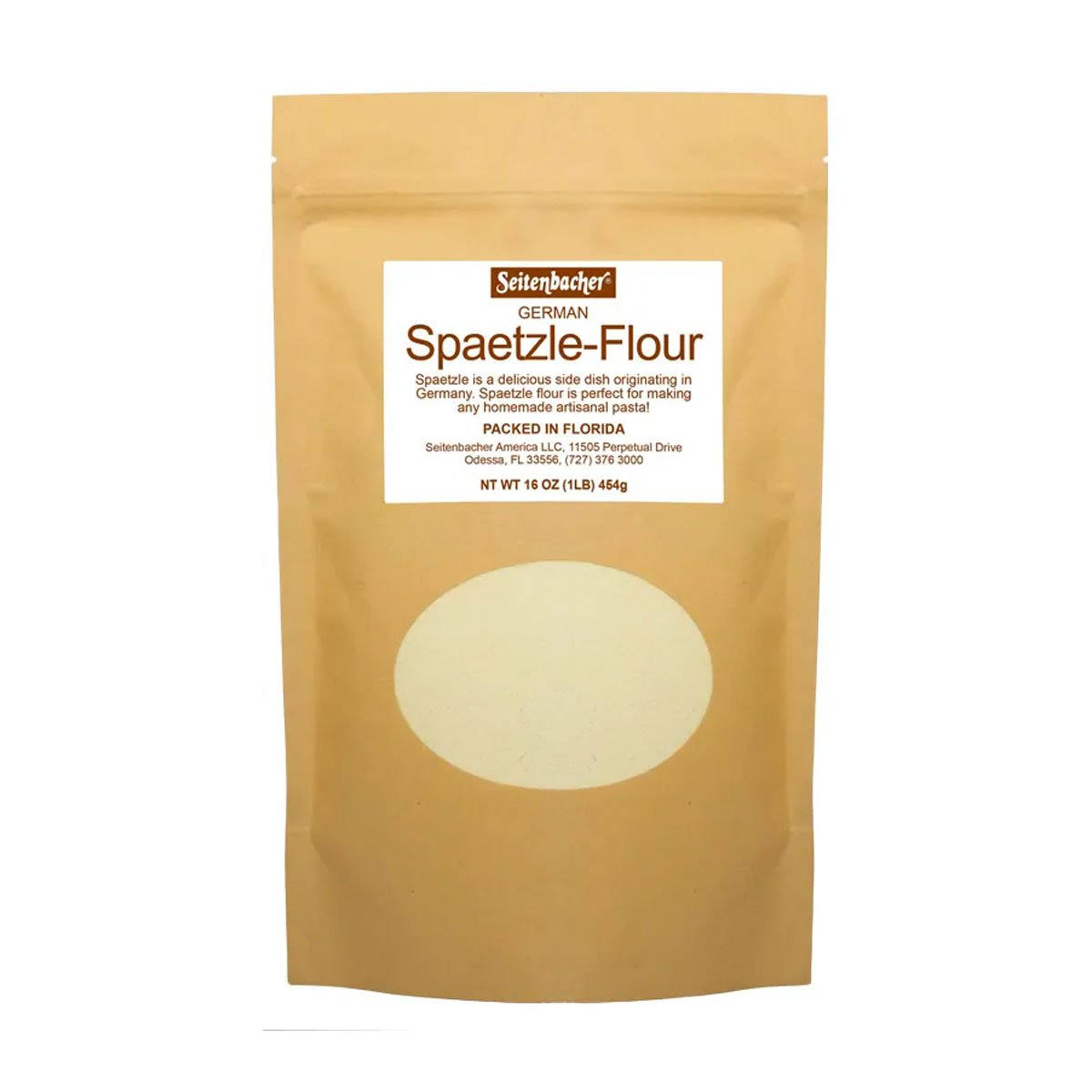 Seitenbacher German Spaetzle Flour, 1 lb/454 G