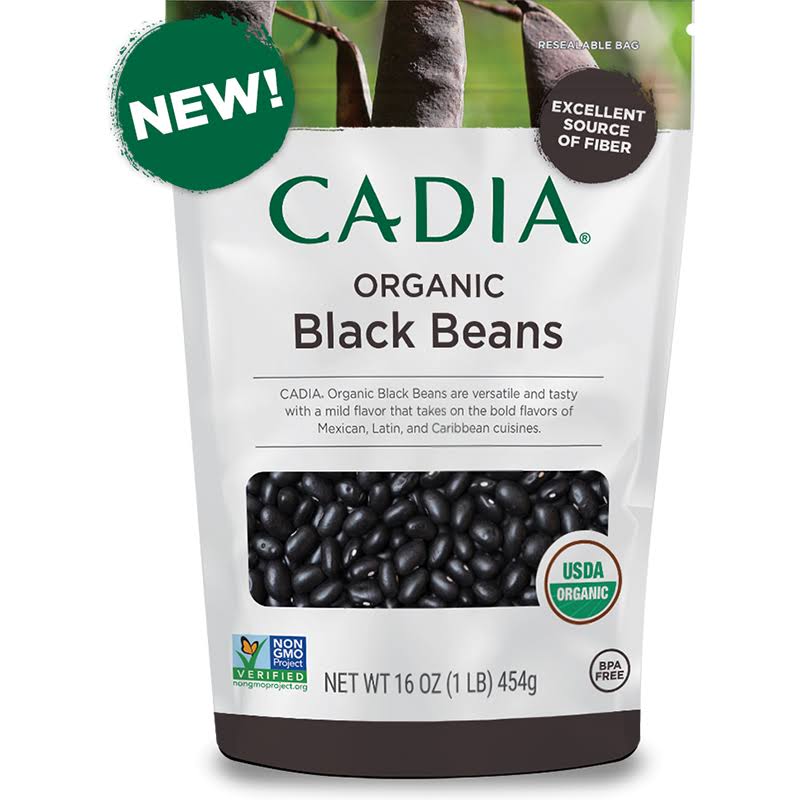 Cadia - Black Beans Dry, 16 oz