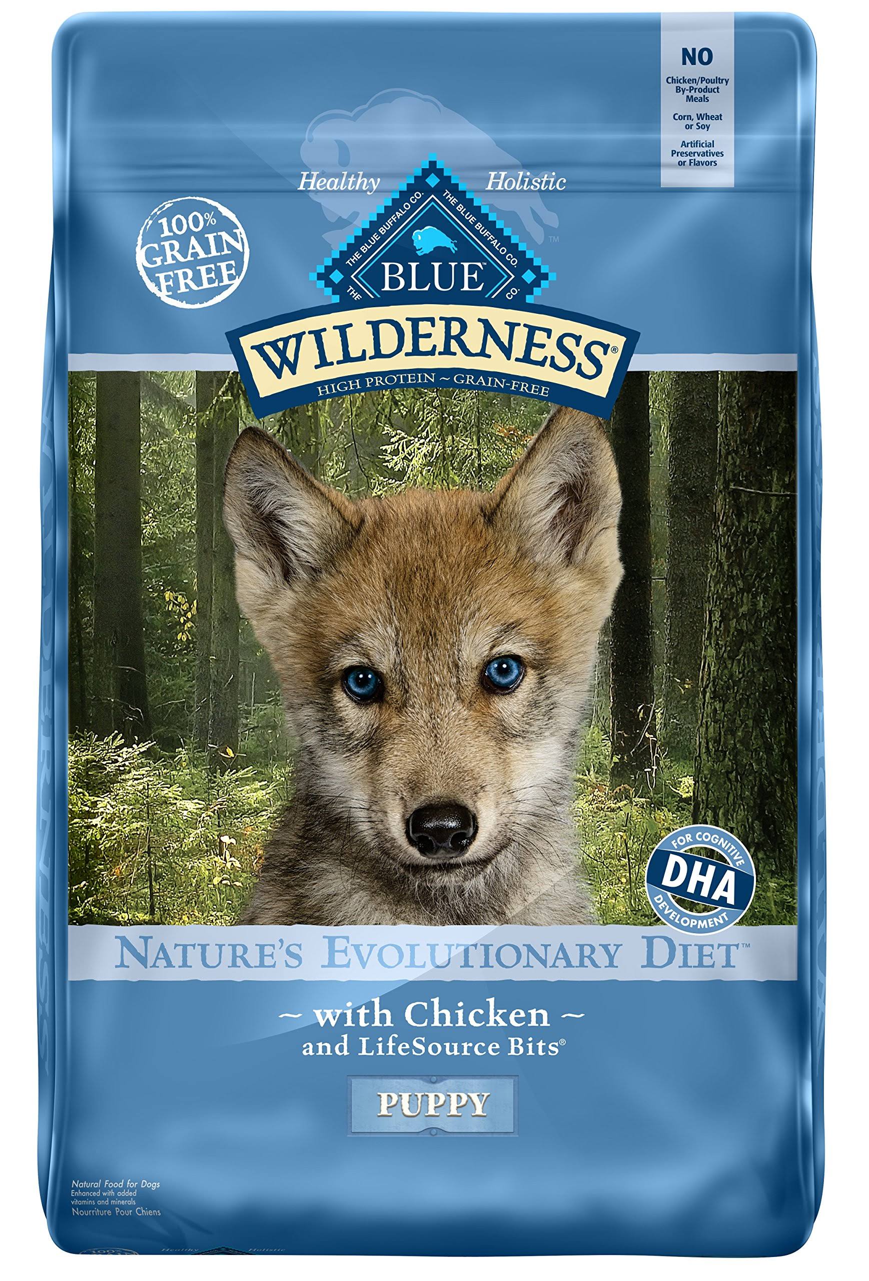 Blue Buffalo Wilderness Puppy Dog Food - Chicken Recipe