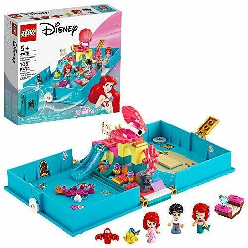 LEGO Disney Ariel?s Storybook Adventures 43176 Creative Little Mermaid Building