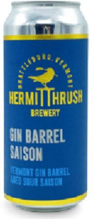 Hermit Thrush Gin Barrel Saison 16oz