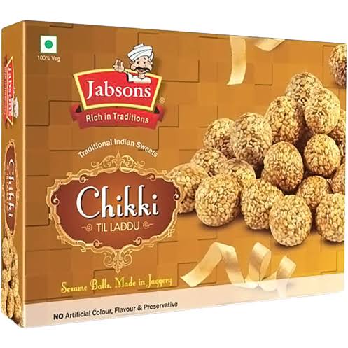 Jabsons Chikki Til Laddu Sesame Sweets - 400g