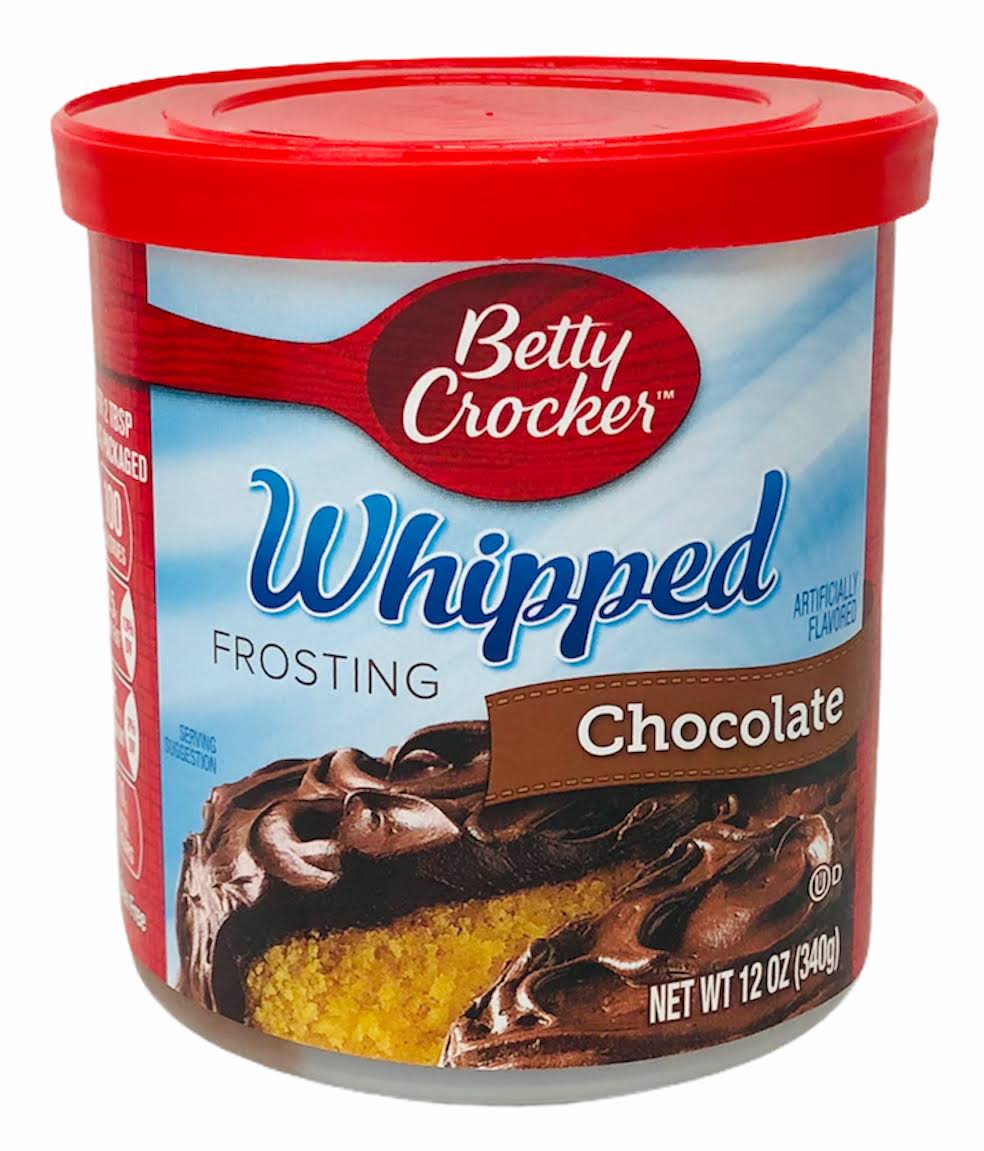Betty Crocker Whipped Frosting - 340g, Chocolate