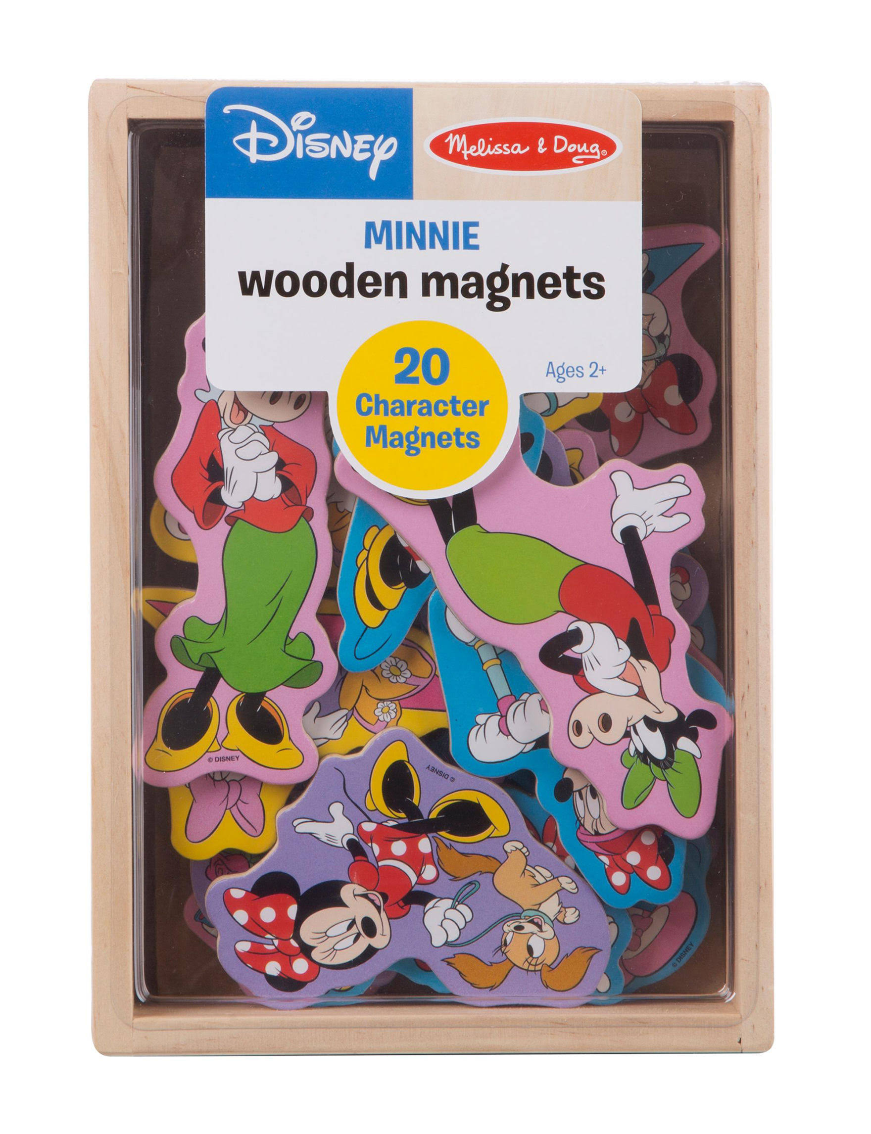 Disney Minnie Mouse Wooden Magnets - 21pcs