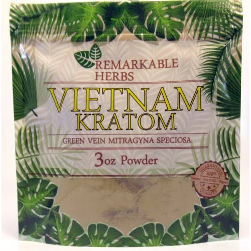 Remarkable Herbs 100% All Natural Vietnam (Green Vein) Powder (3oz)